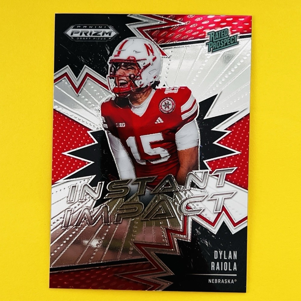 2025 Panini Prizm Draft Picks Dylan Raiola Instant Impact Insert #II-DRA